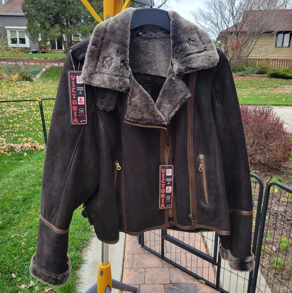 Women's Brown Bomber Jacket